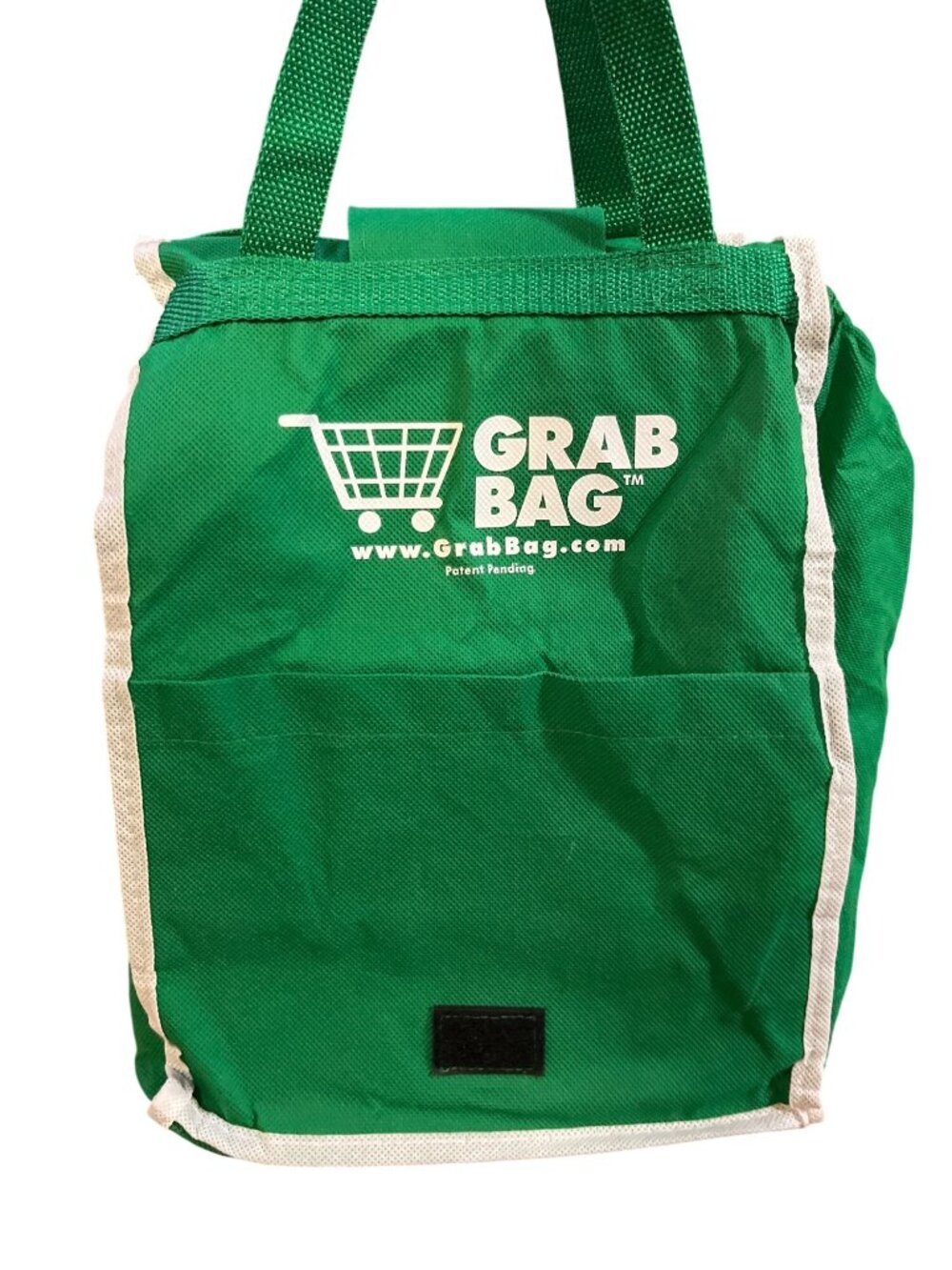 Telebrands Grab Bag Reusable Cart Shopping Bag Green Clip On Used - Picture 5 of 13